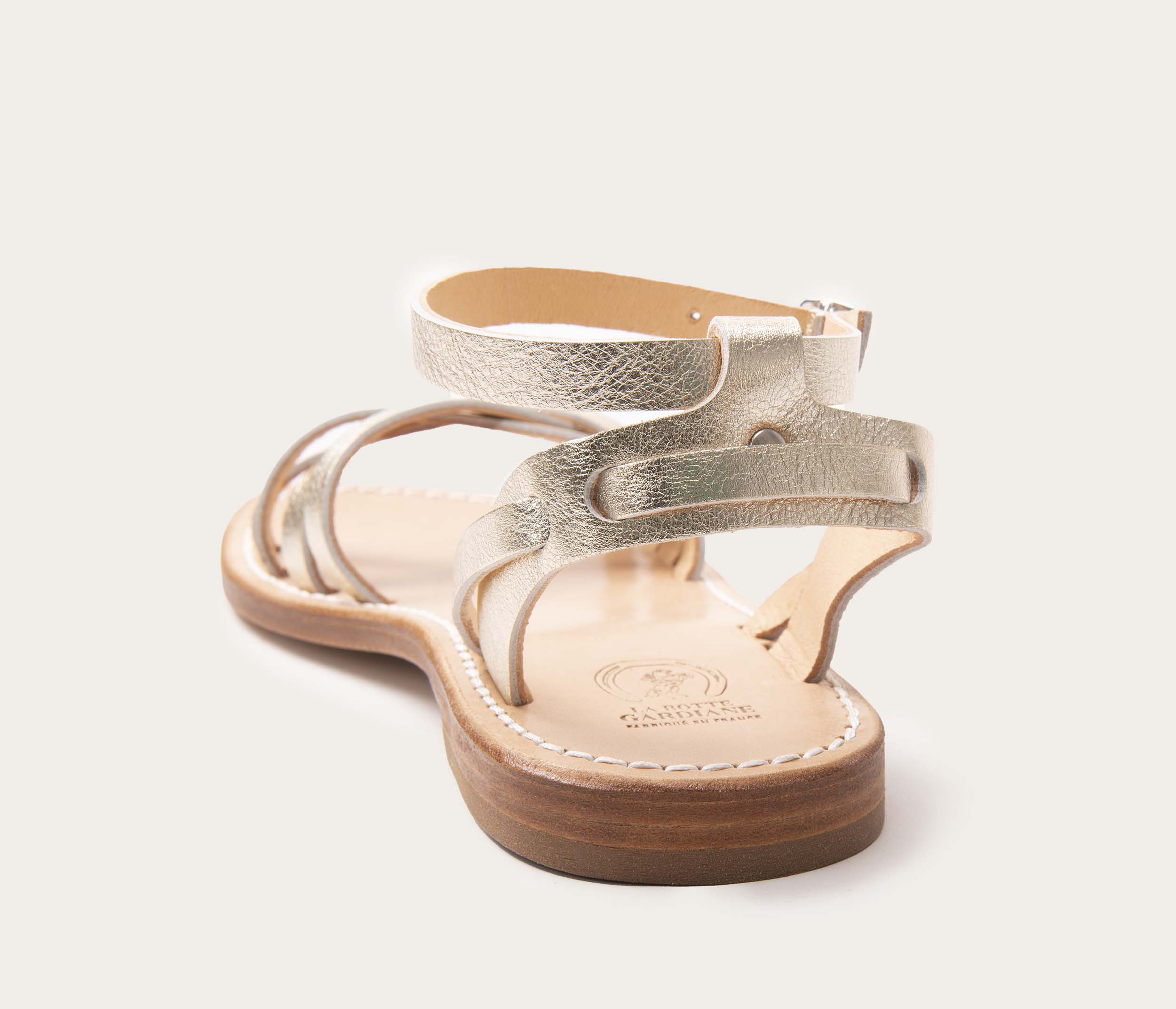 Bali Sandale Champagne avec patins - Archive - Image 3