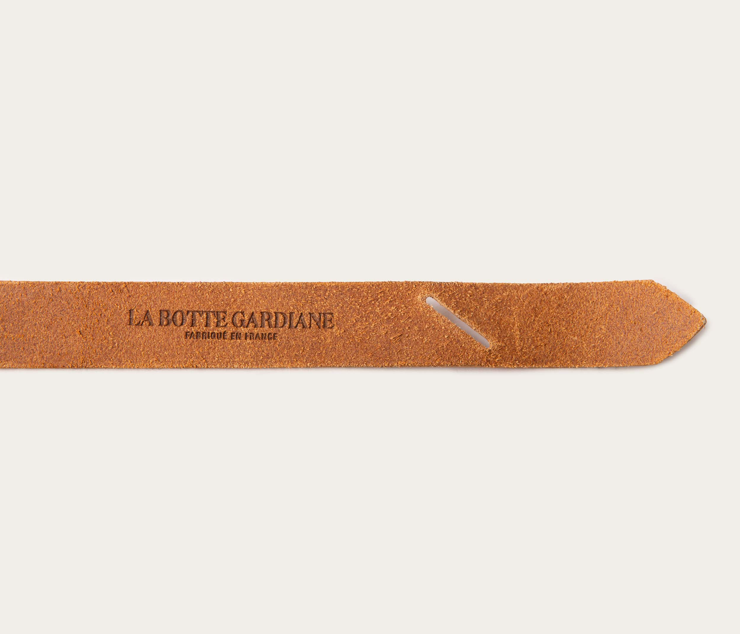 Ceinture nouée en cuir naturel - Image 6