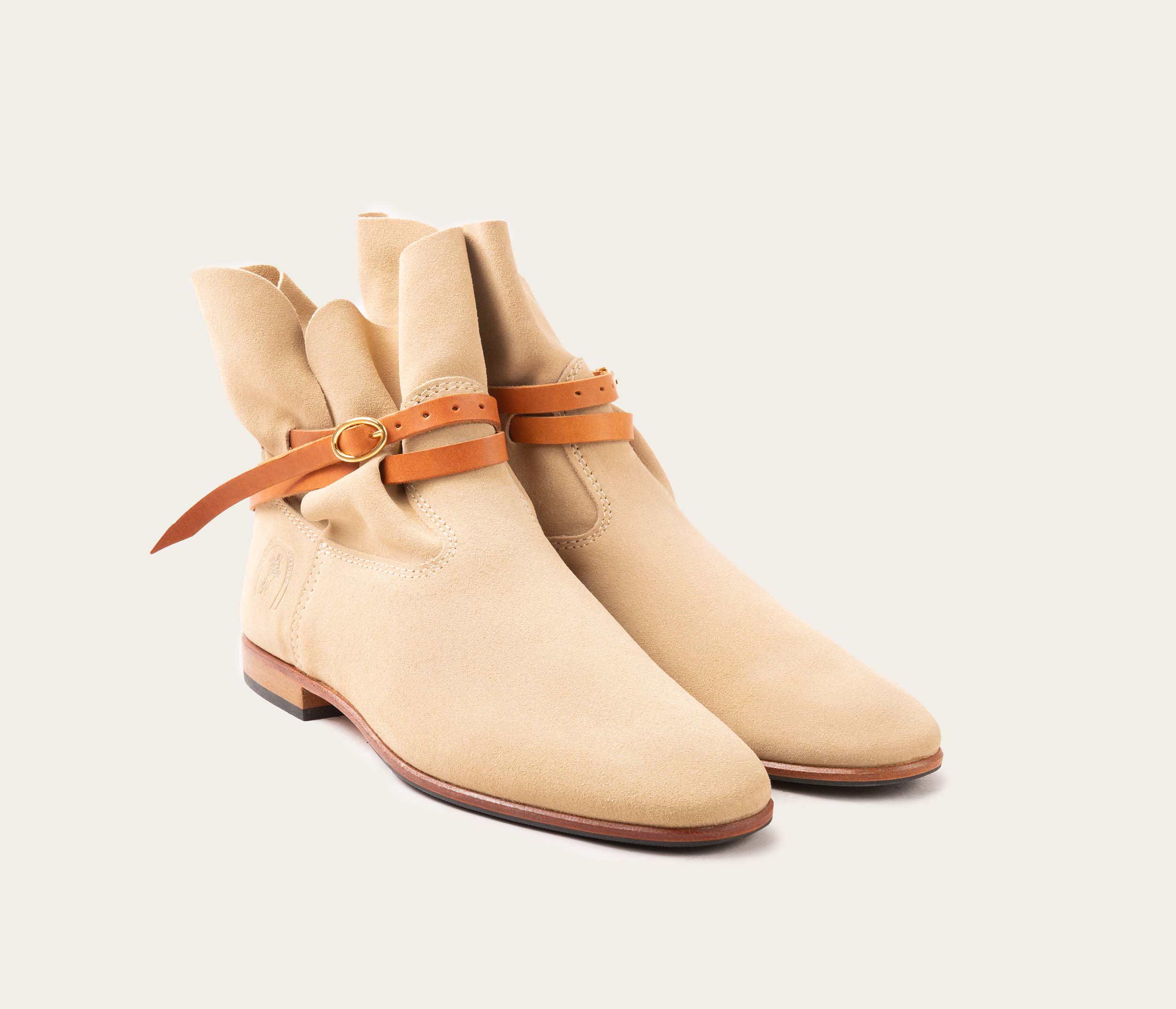 Chelby Bottine velours Beige - Prix Doux - Image 2