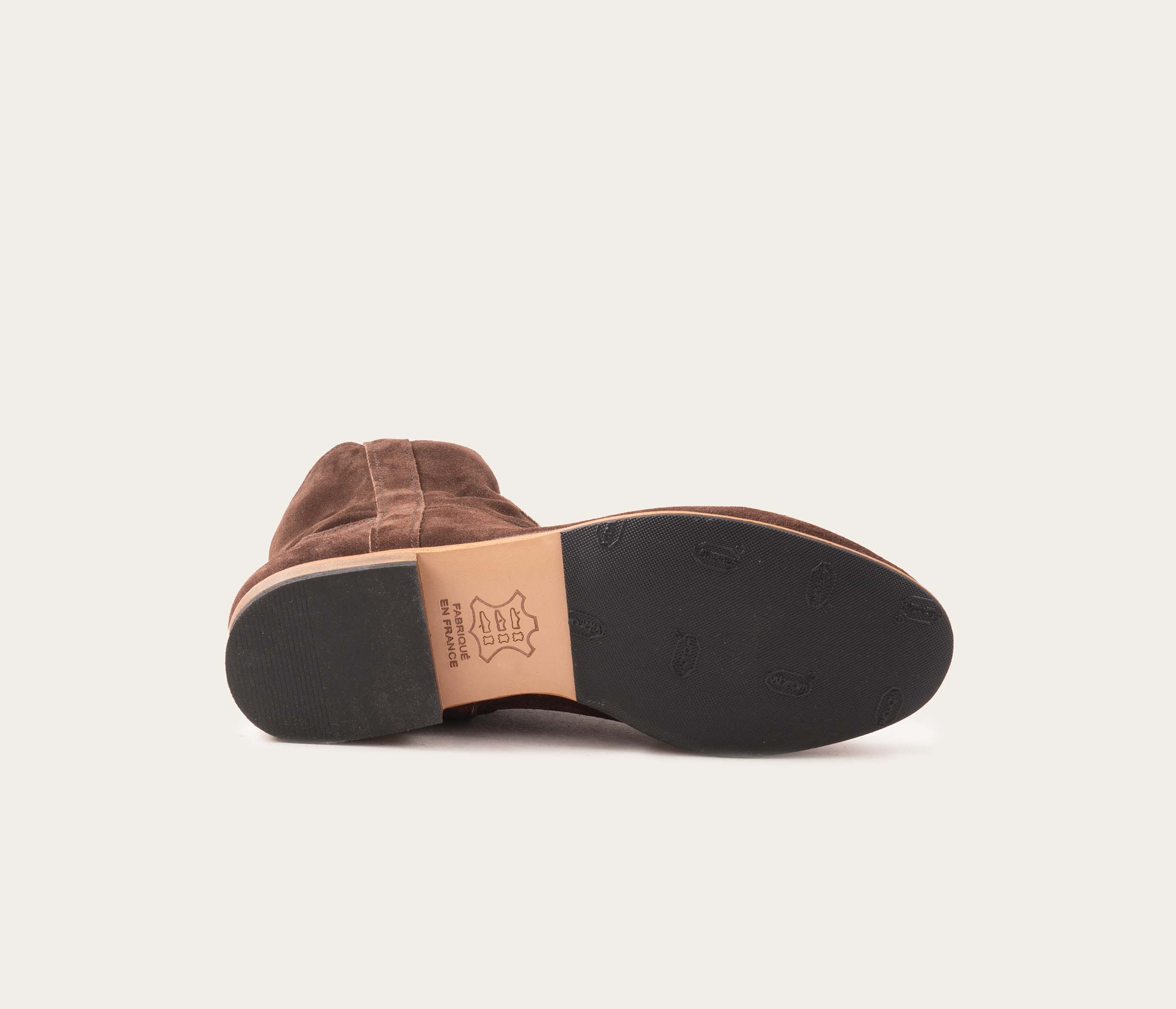 Elie Bottine velours Chocolat - Image 4