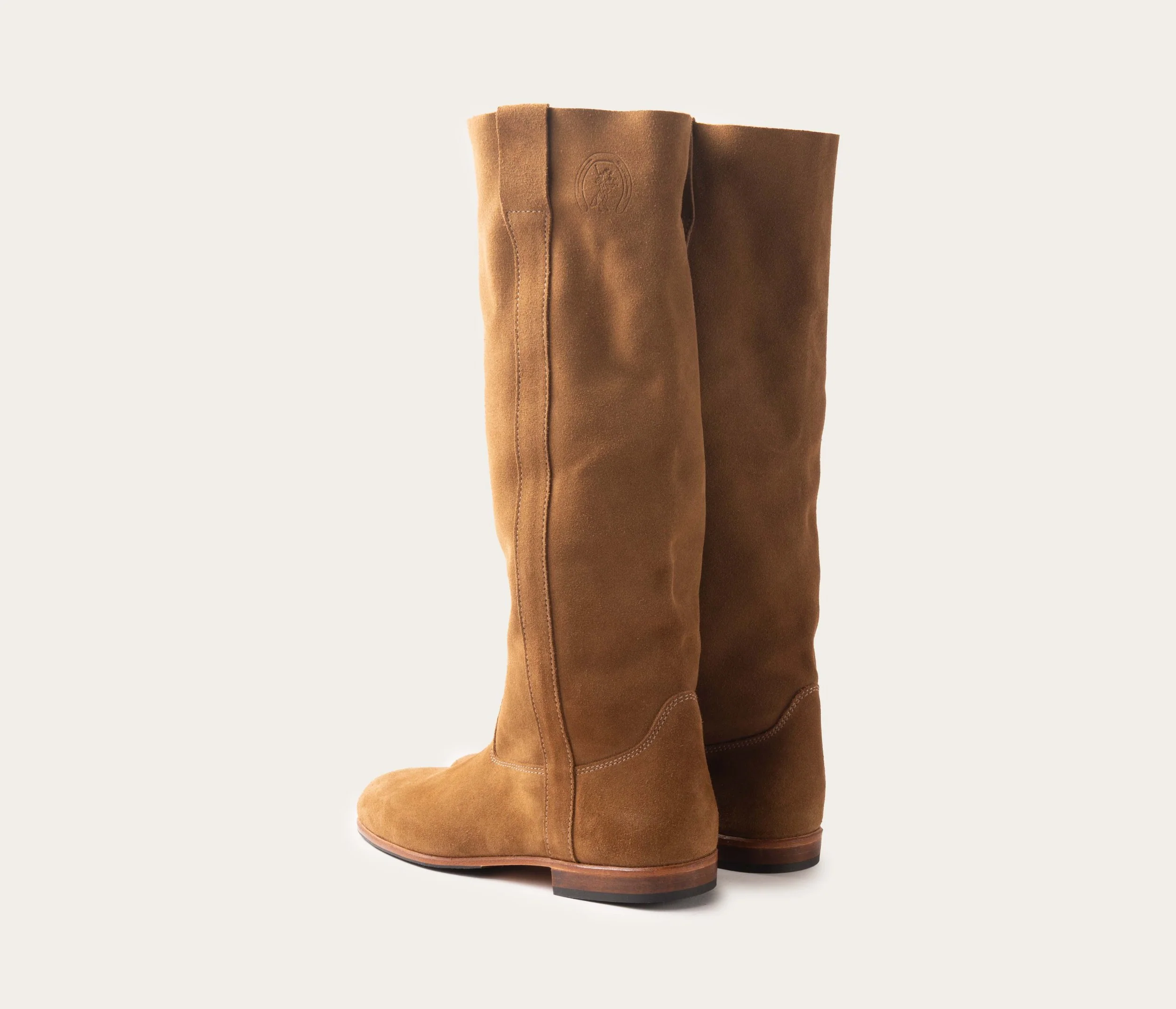 Elloa Botte Femme Velours Havane - Image 5