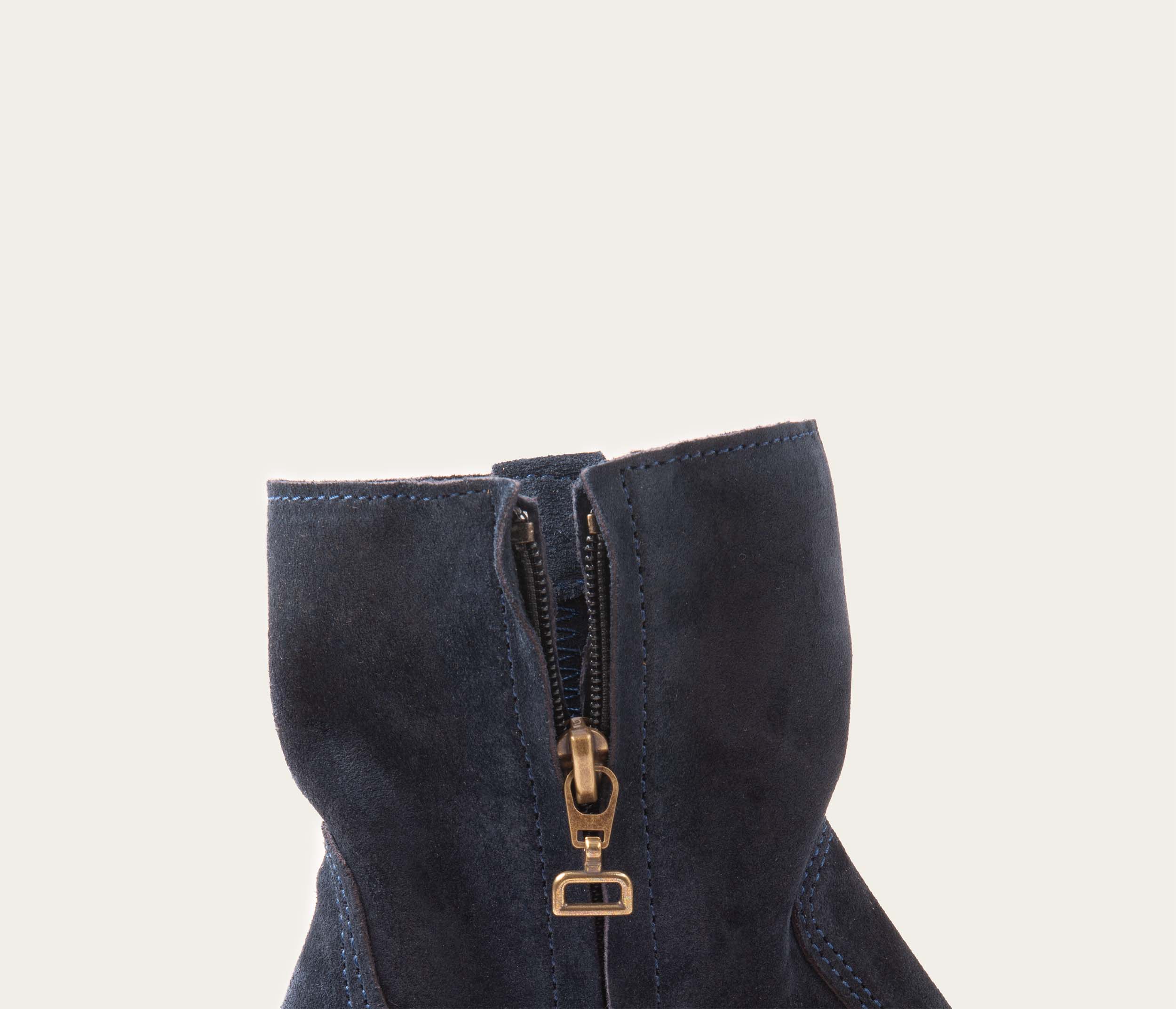 GisĂšle Bottine Femme Velours Marine - Image 4