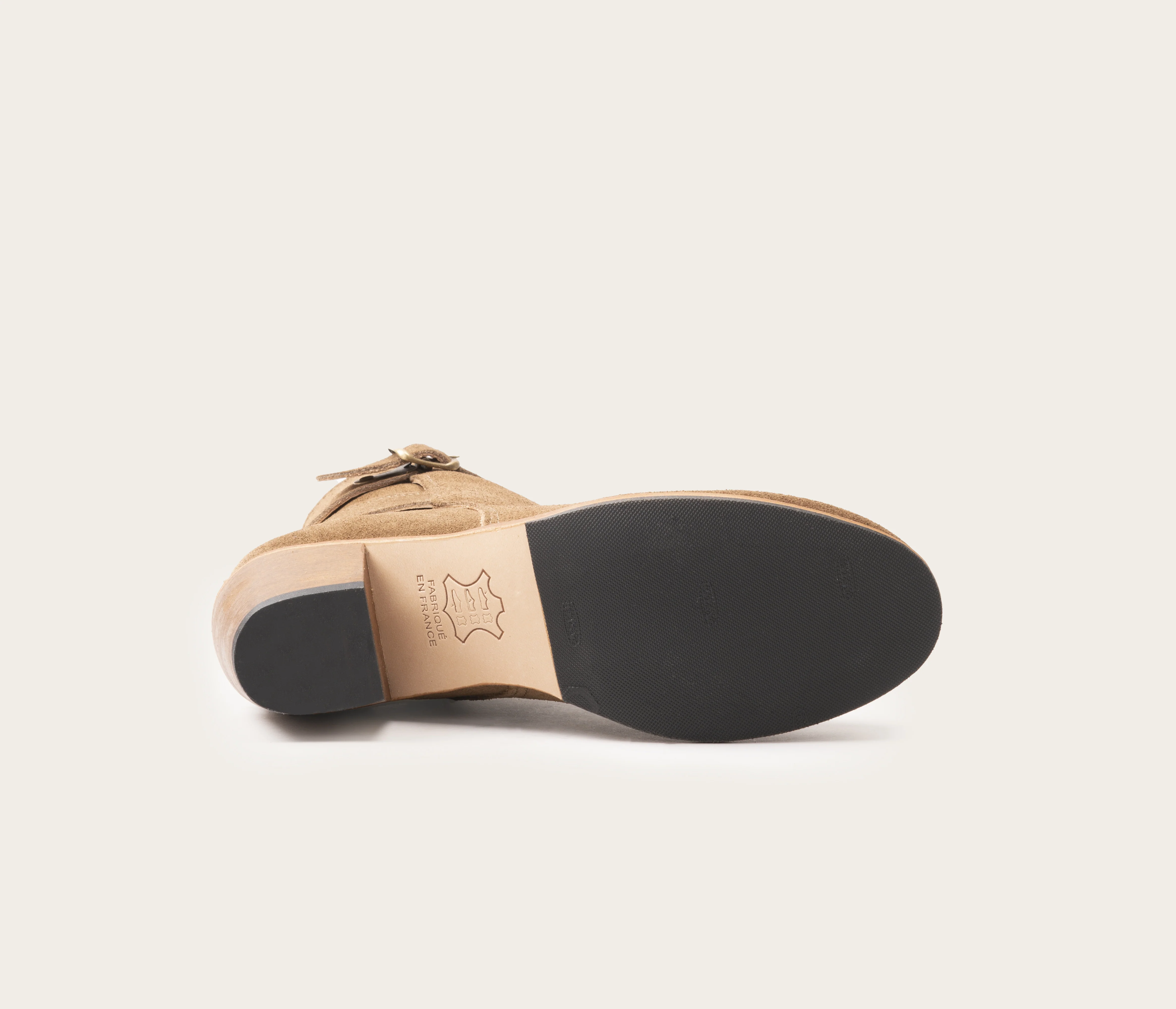 Jaipur Bottine velours Taupe - Prix Doux - Image 3
