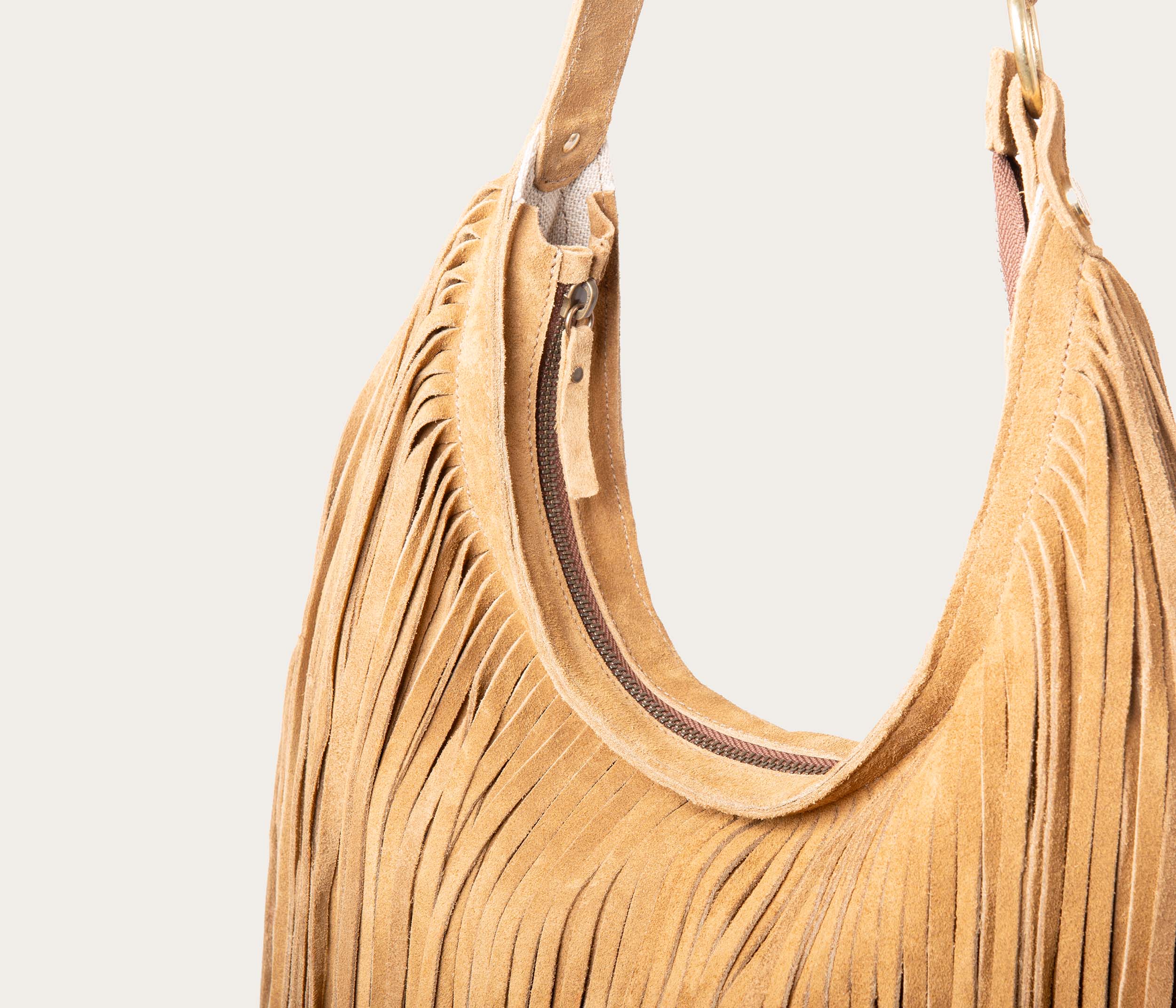 Sac Félix Velours Havane - Image 4
