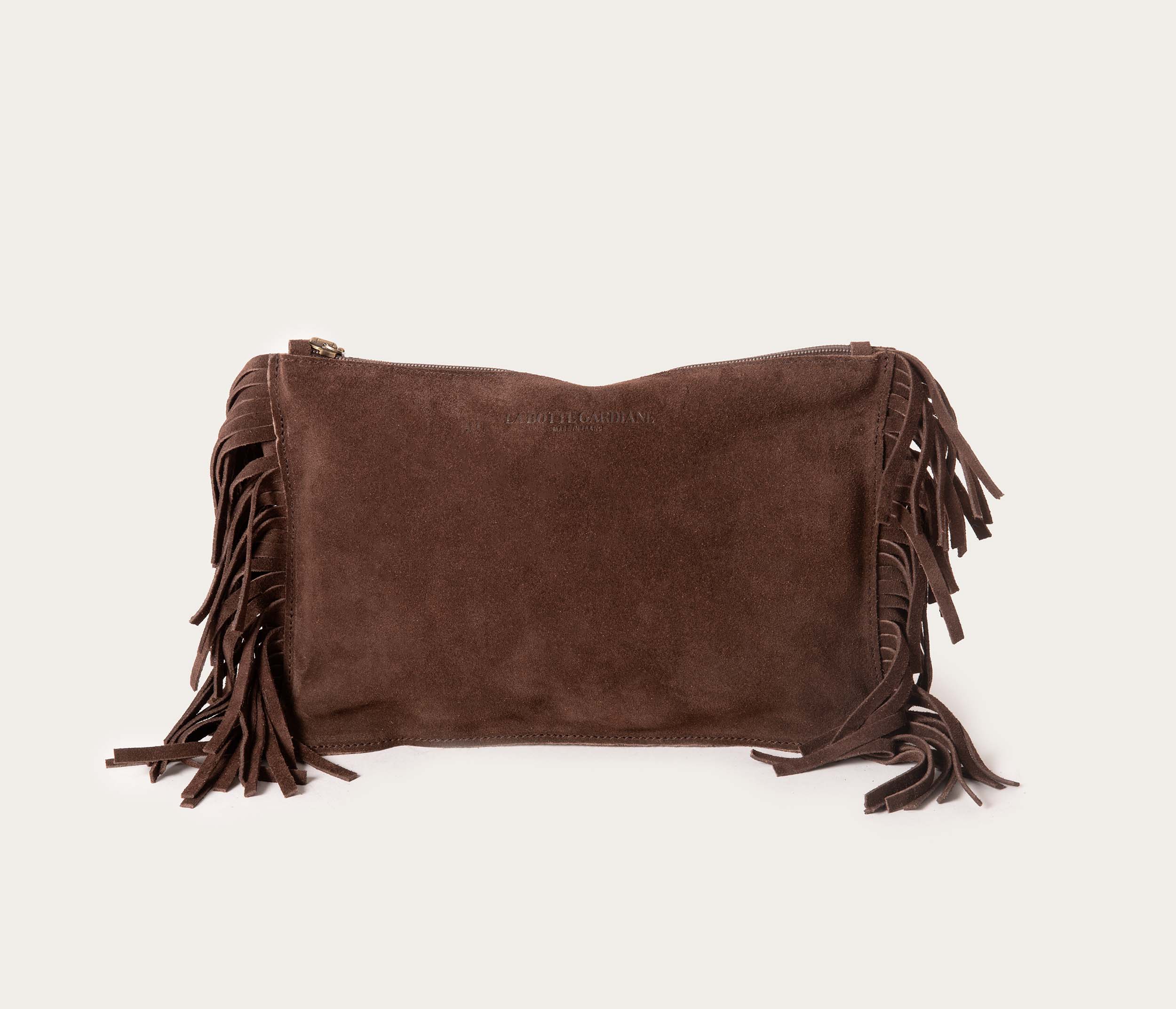 Sac Flo Velours Chocolat - Image 3