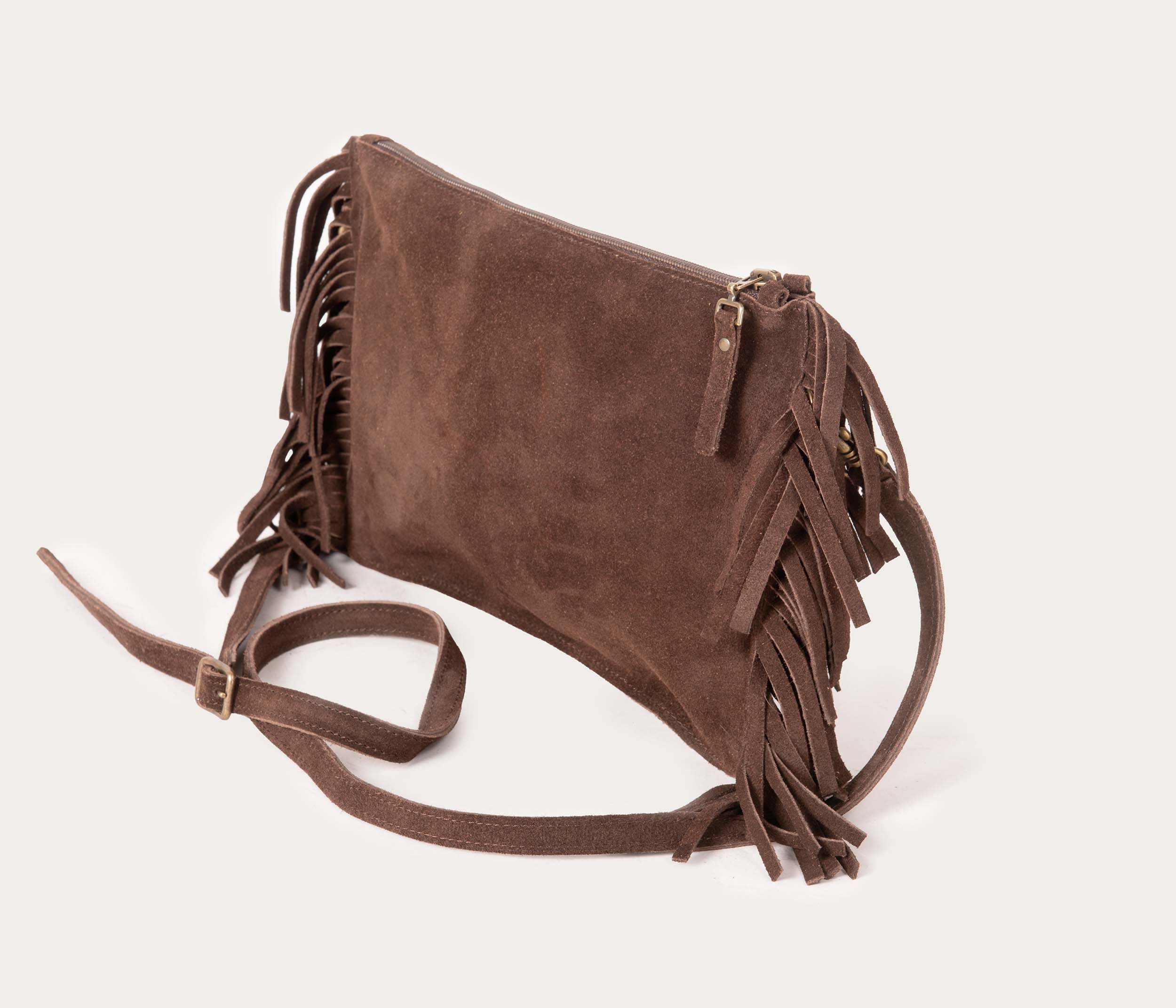 Sac Flo Velours Chocolat - Image 4