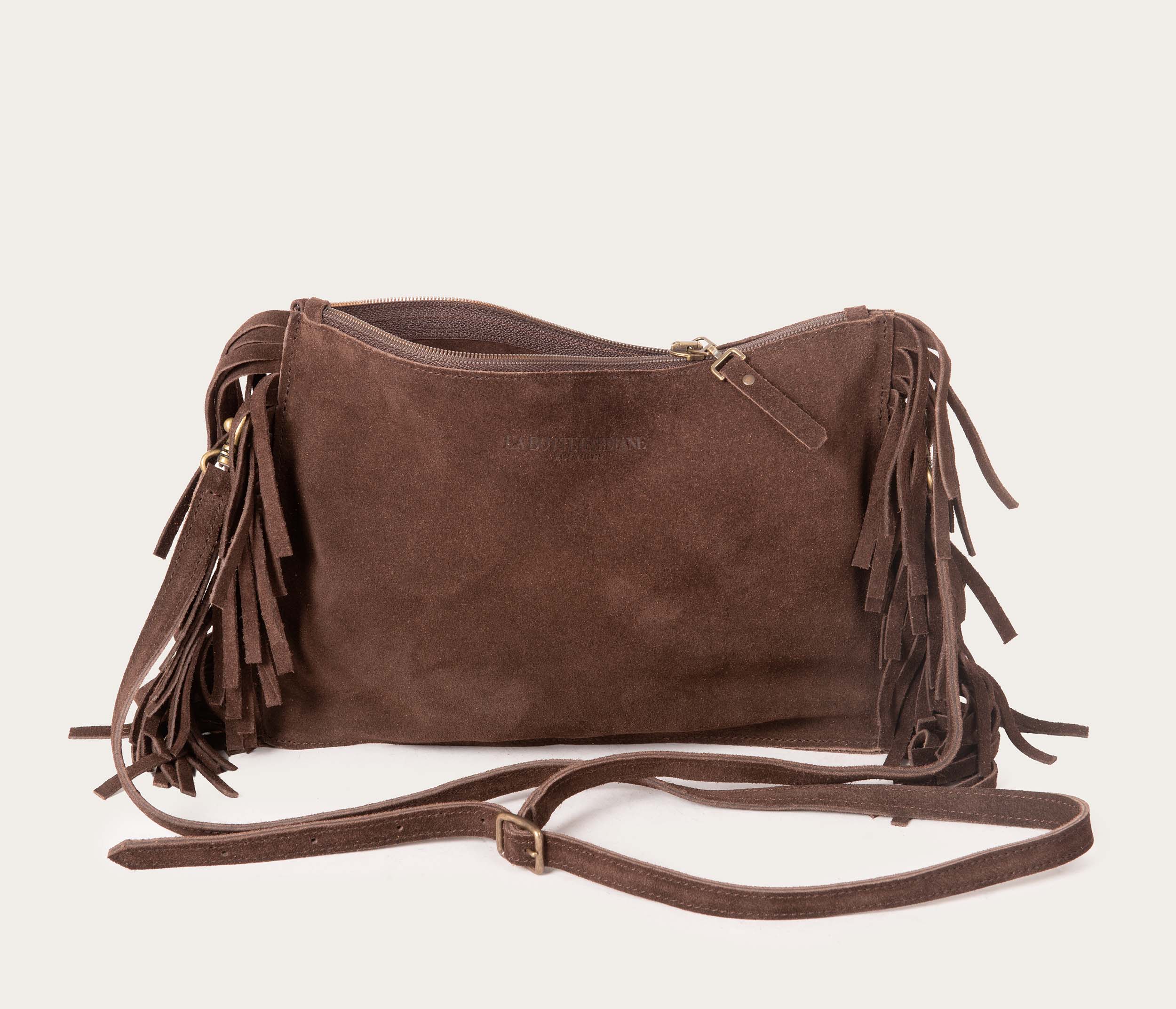 Sac Flo Velours Chocolat - Image 6