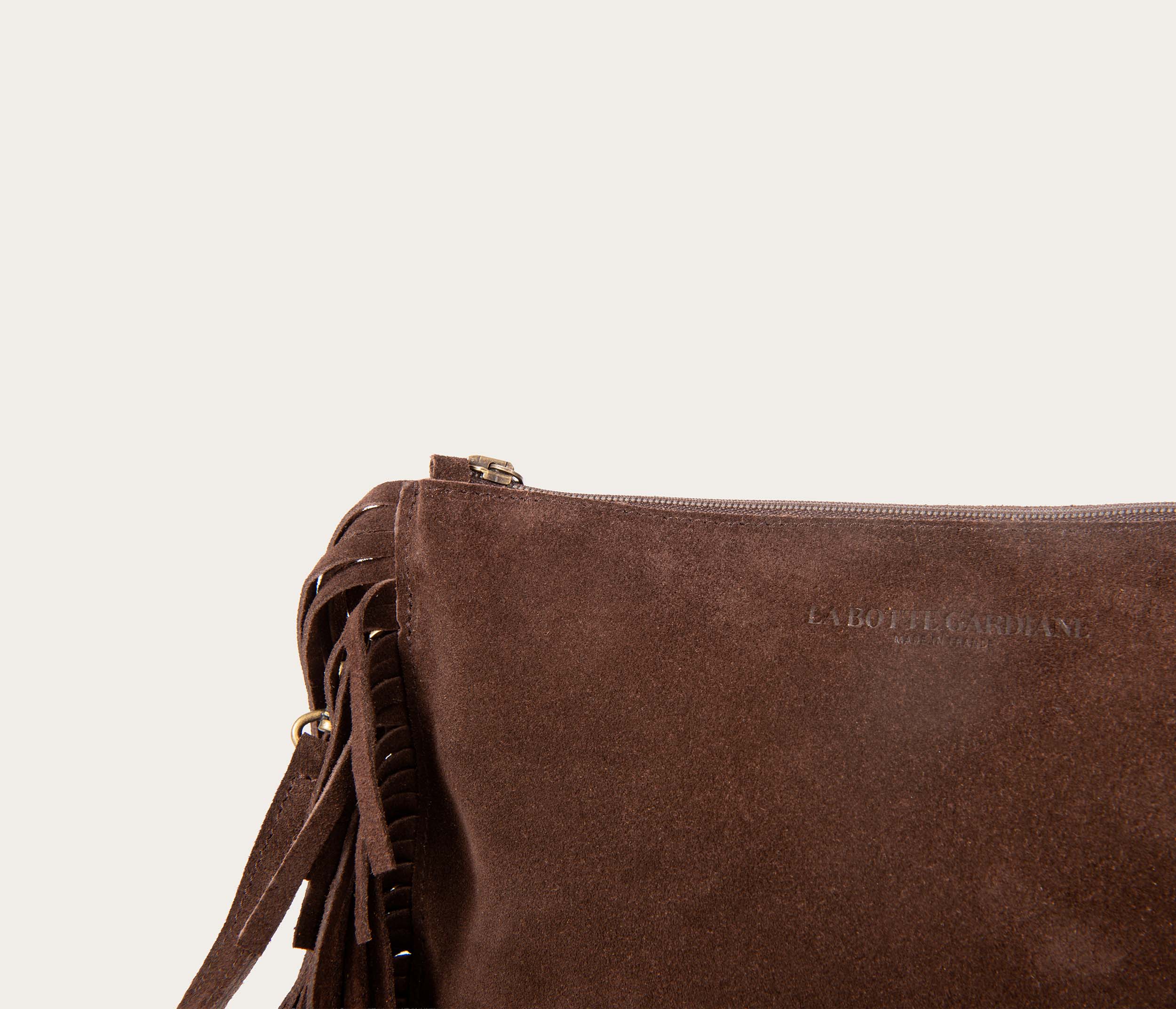 Sac Flo Velours Chocolat - Image 7
