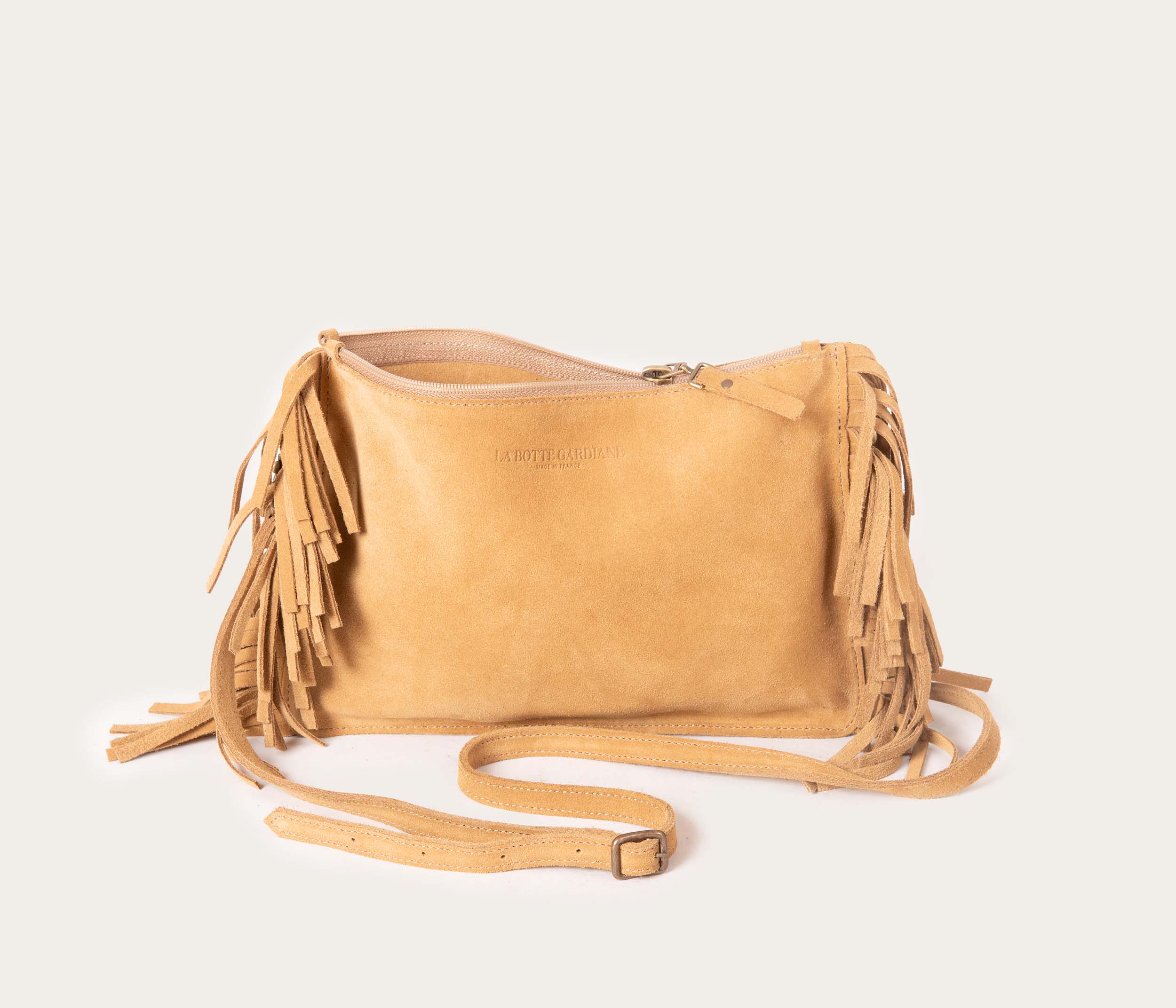 Sac Flo Velours Havane - Image 3