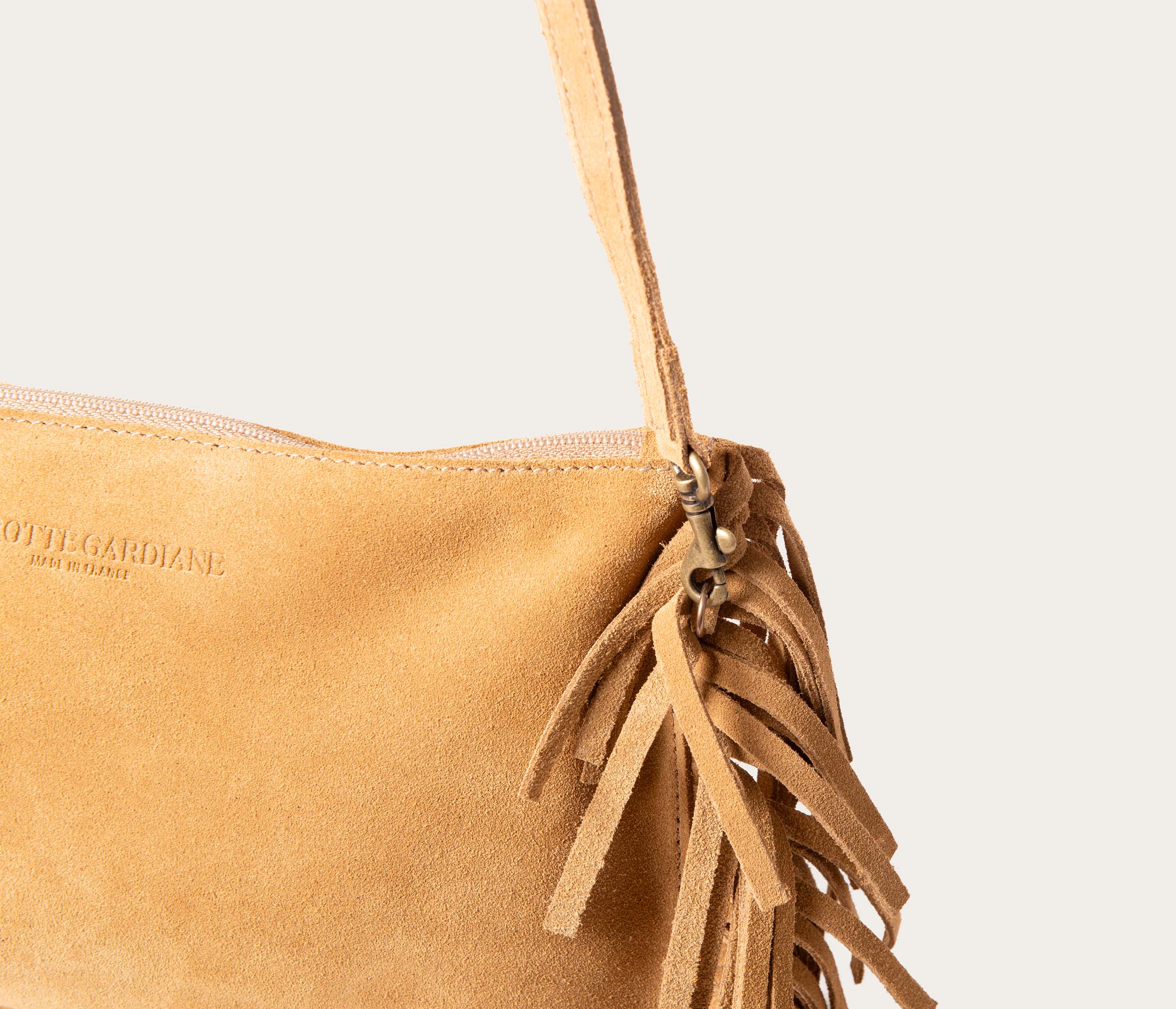 Sac Flo Velours Havane - Image 4