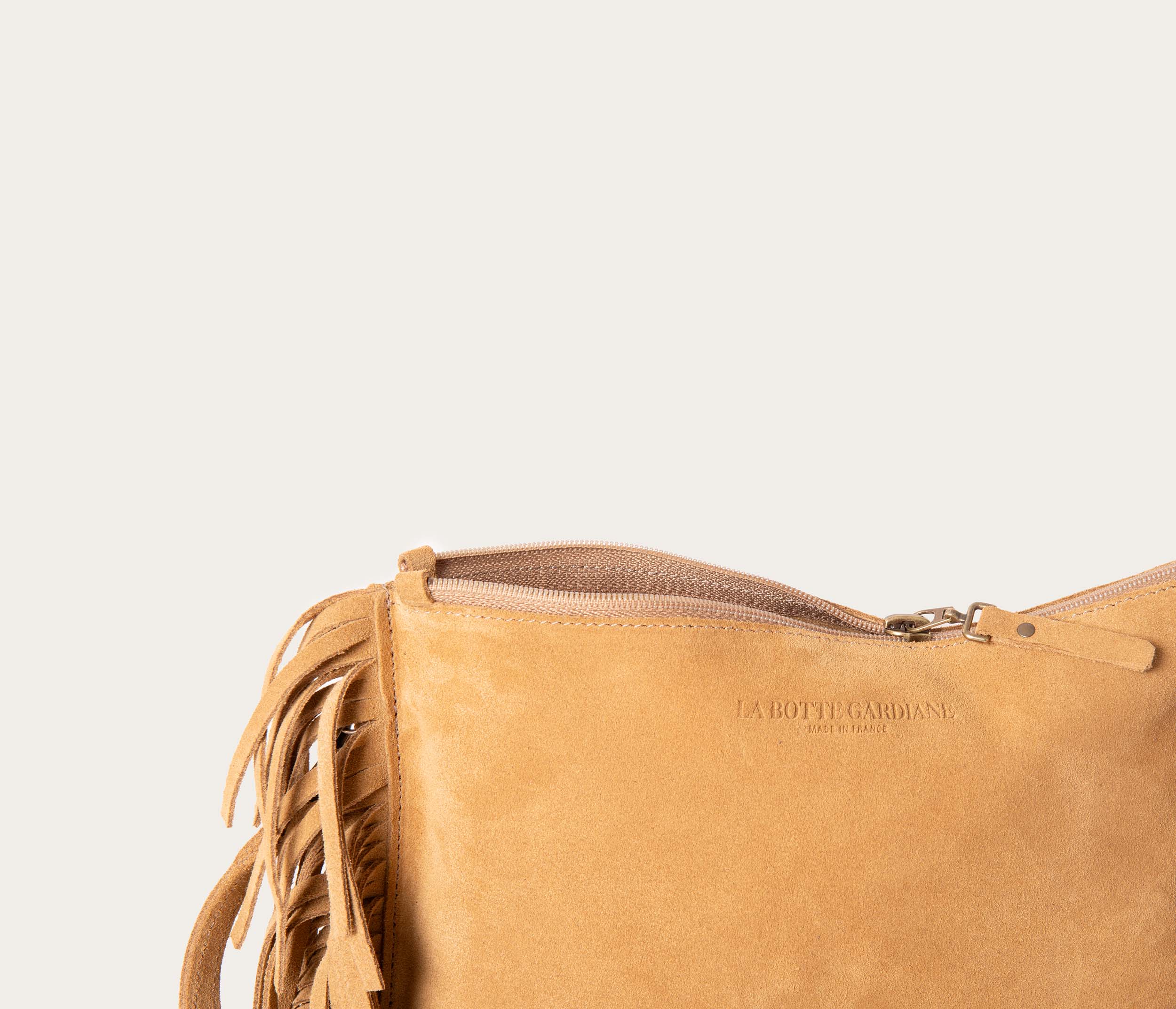 Sac Flo Velours Havane - Image 7