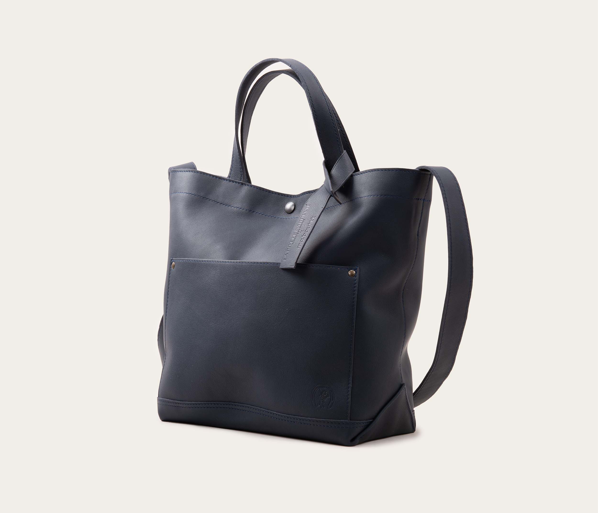 Sac Le Carré Souple Marine - Image 3