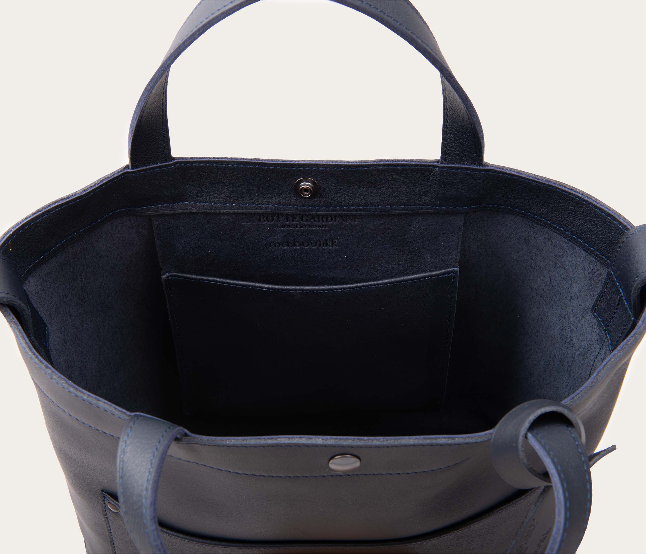 Sac Le Carré Souple Marine - Image 4