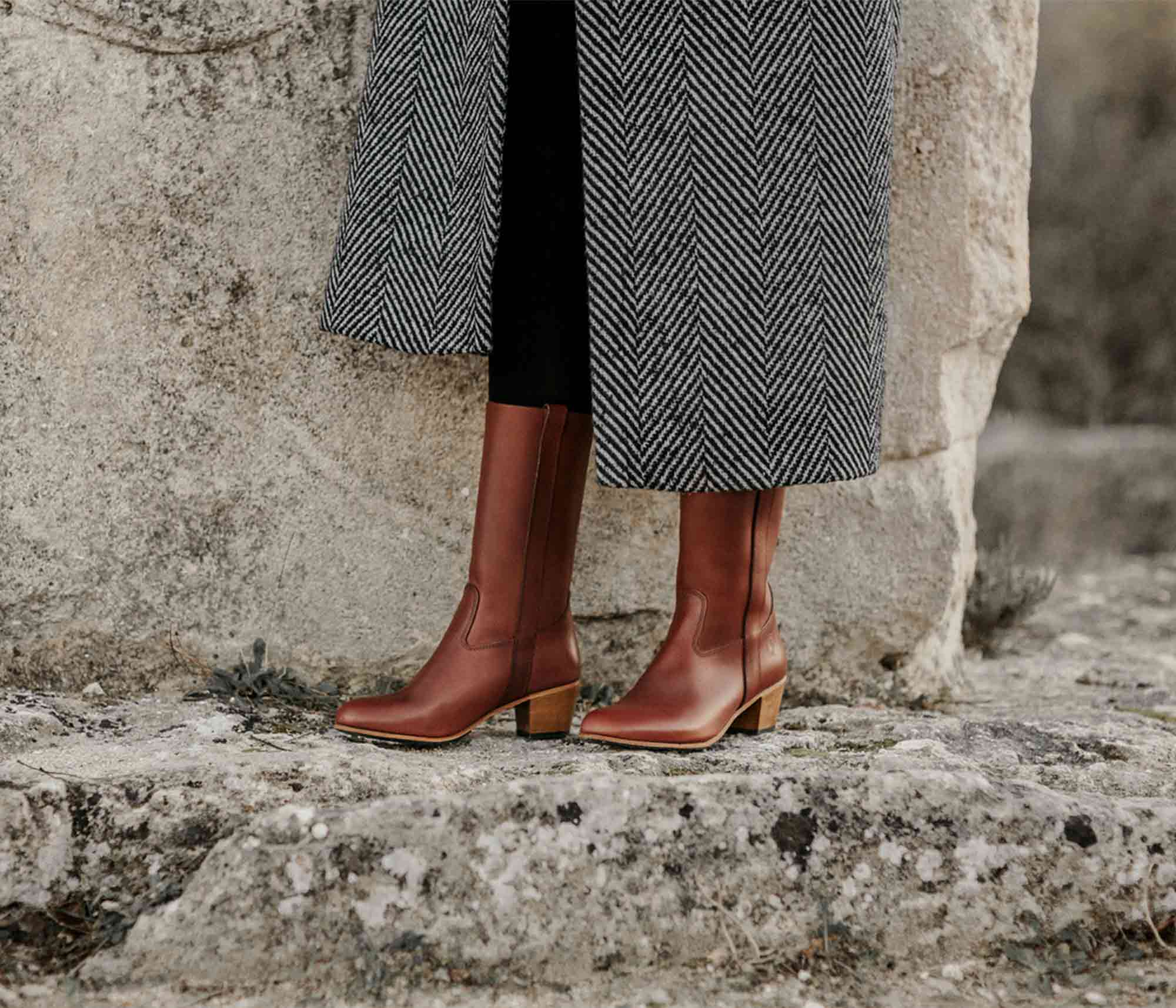 Simone Botte à talons Bordeaux - Image 3