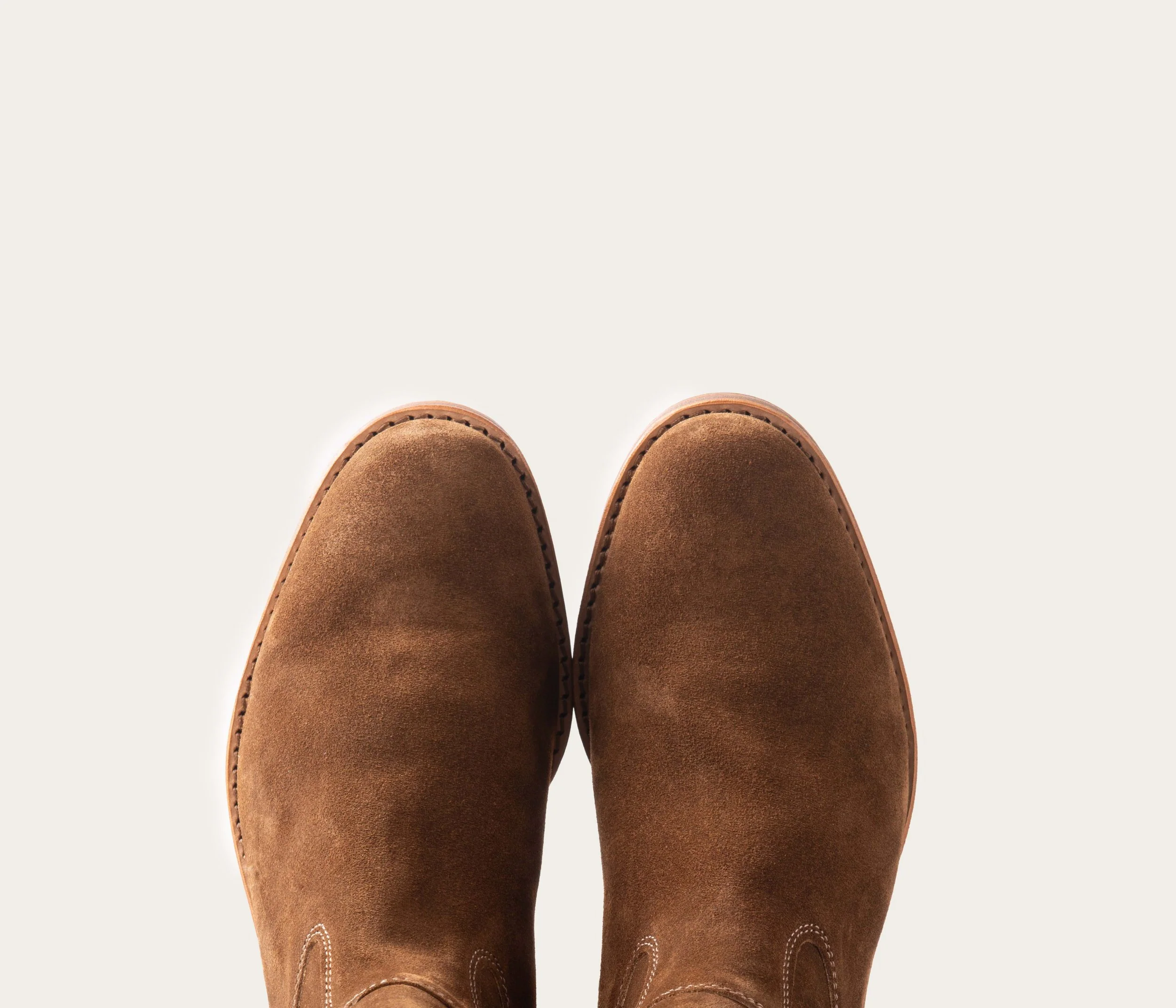Terence Bottine Velours Taupe - Image 5